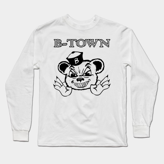 B-Town Bear Long Sleeve T-Shirt by J Dubble S Productions